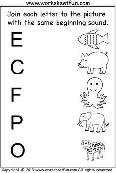 free printable pre kindergarten worksheet