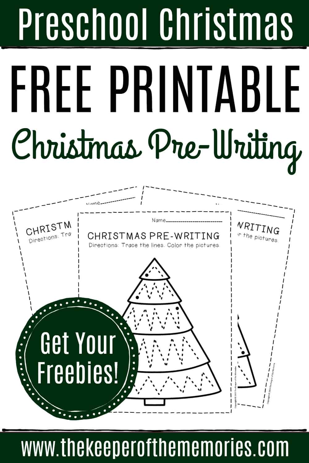 free printable pre writing worksheet