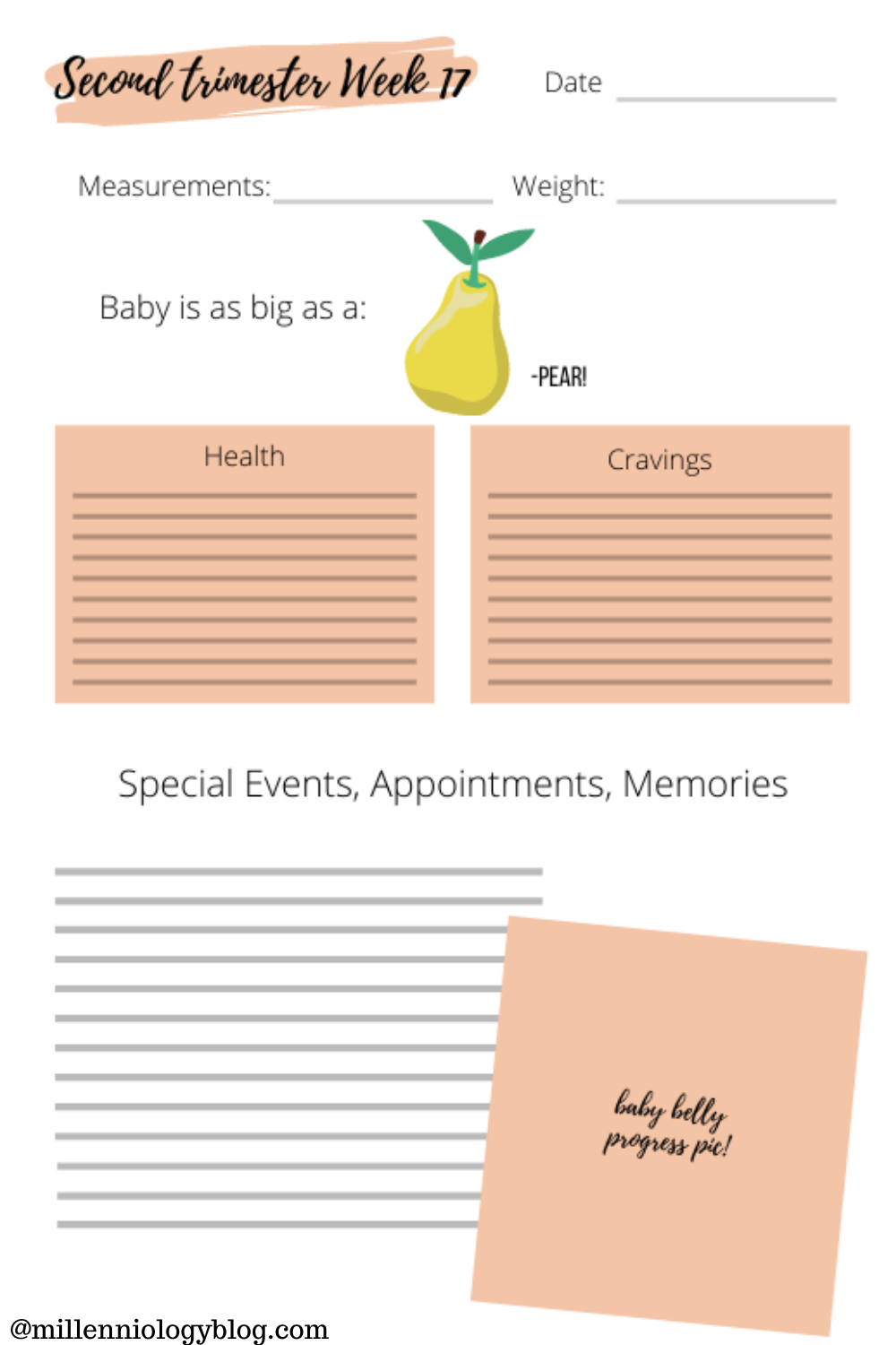free printable pregnancy journal pages