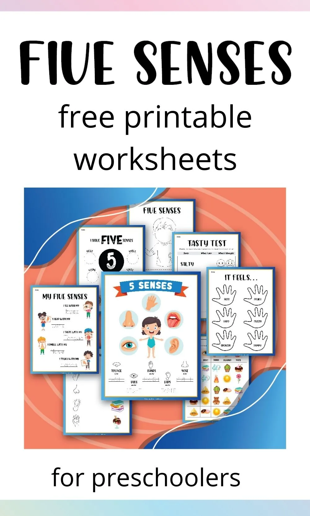 5 Senses Worksheets for Preschool and Kindergarten - Free ...