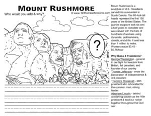free printable presidents day worksheet