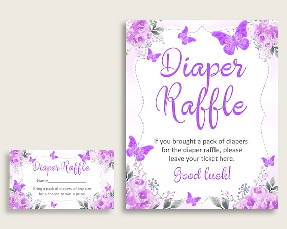 free printable prince diaper raffle tickets