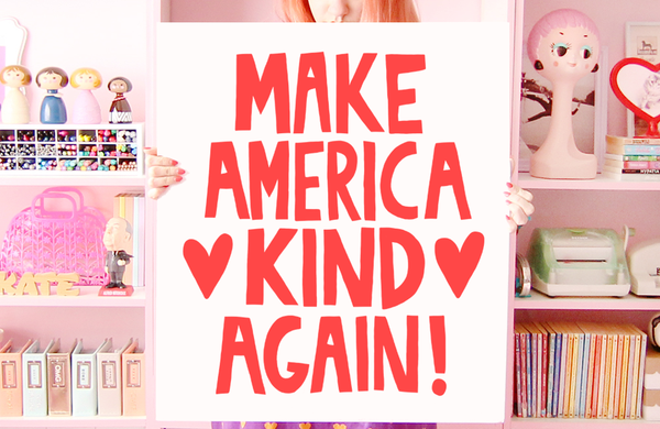 Make America Kind Again printable sign - kate gabrielle
