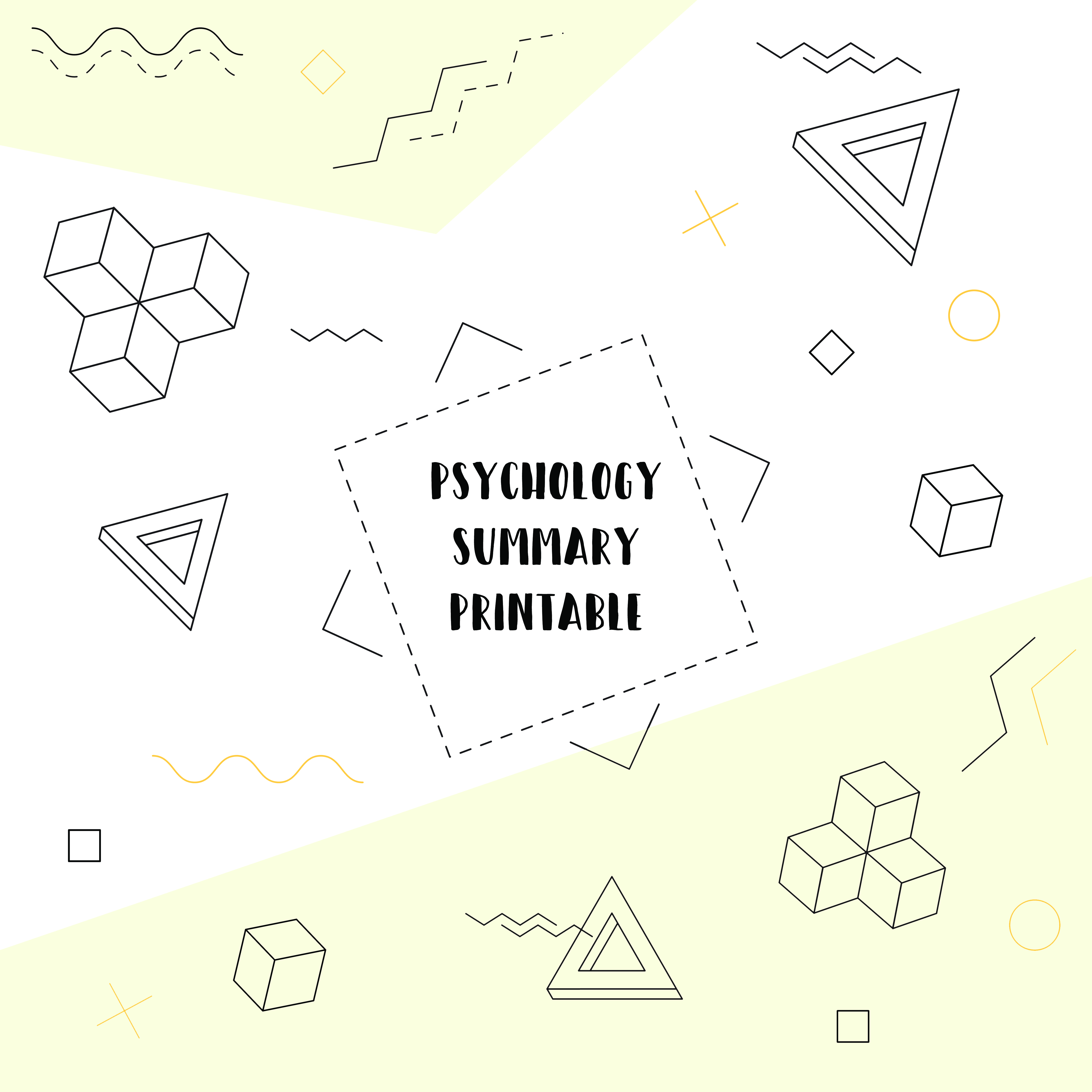 free printable psychology worksheet