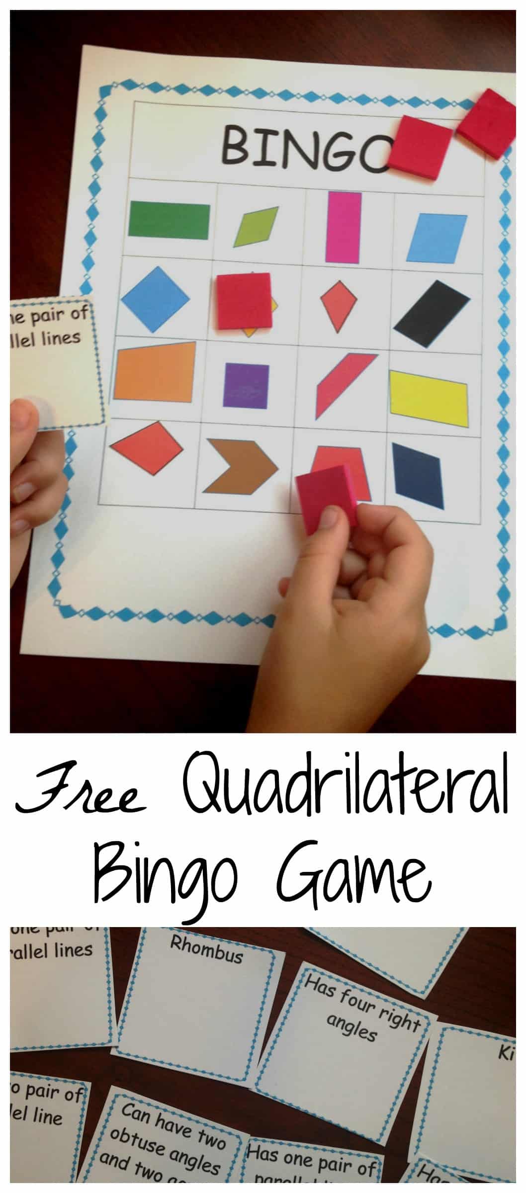 free printable quadrilateral shapes