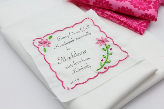 Quilt Labels! {free printable}