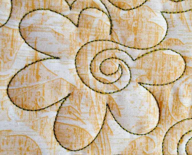 Free Motion Quilting Fun with Flowers - QUILTsocial