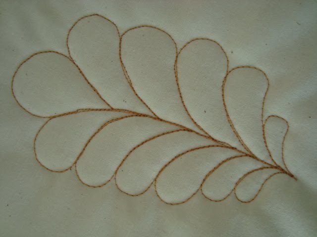 Free Motion Feathers | FaveQuilts.com