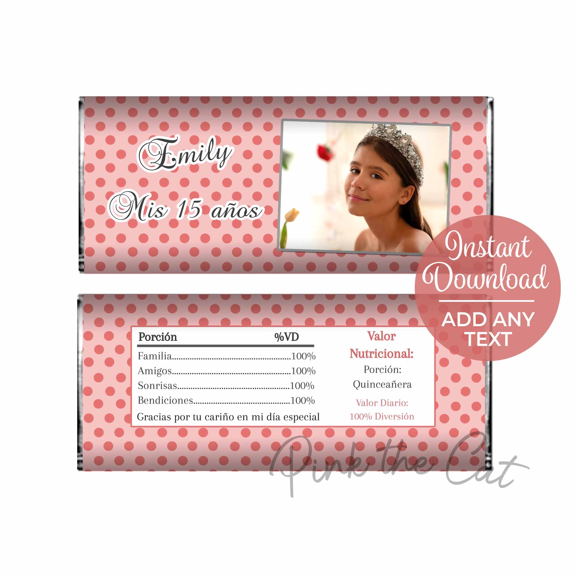 free printable quinceanera labels