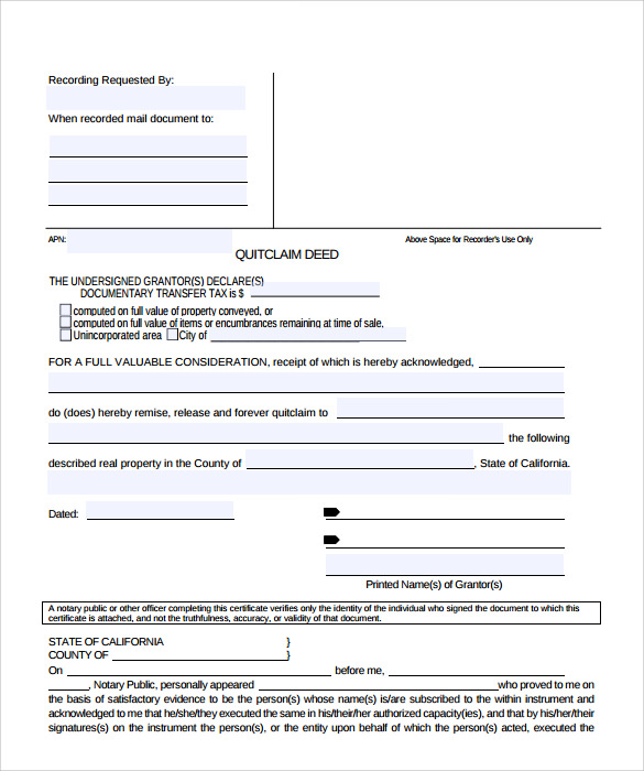 free printable quit claim deed arkansas