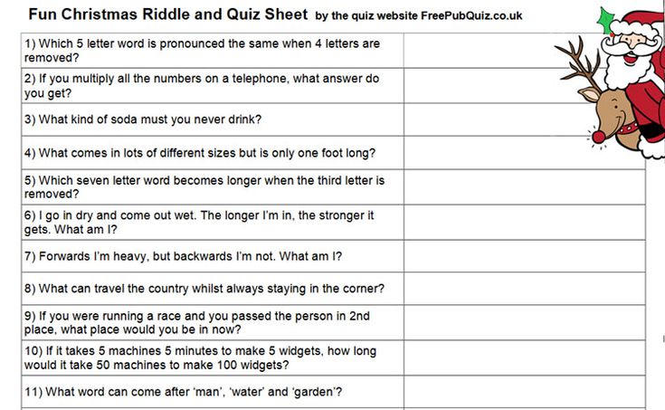 free printable quiz questions uk