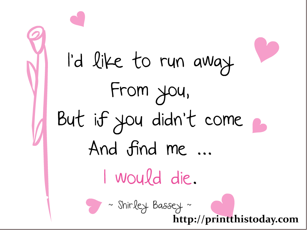 Printable Wall Love Quotes You Will Forever Be My Always Sign ...