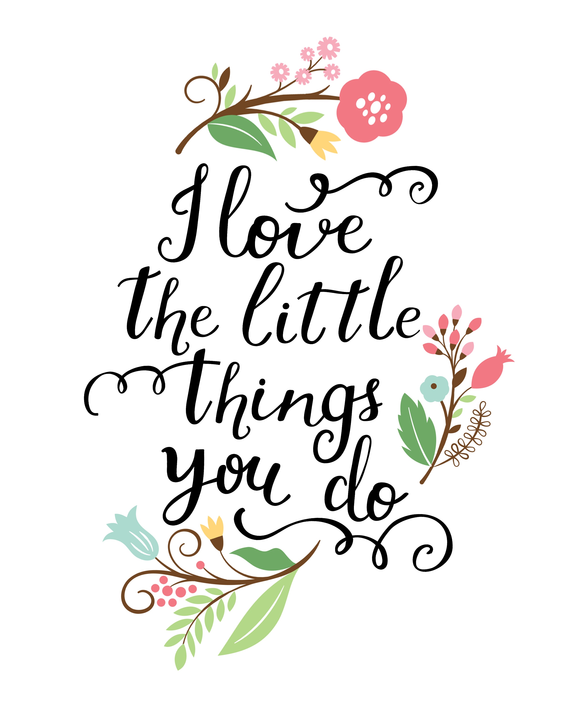 Free Farmhouse Home Decor Printables - Set of 9 Family Quotes