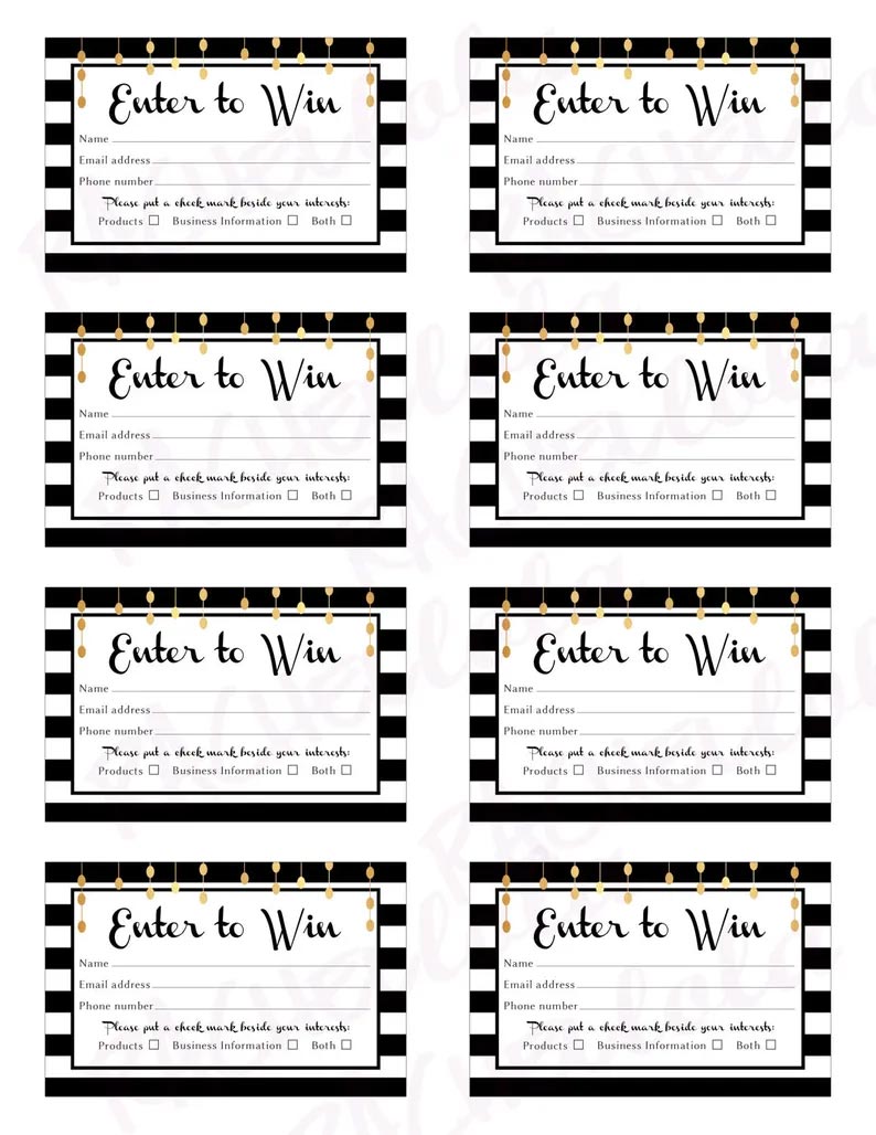 free printable raffle tickets download