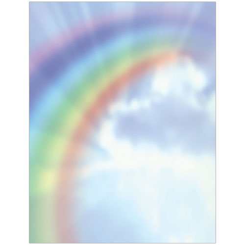 free printable rainbow stationery