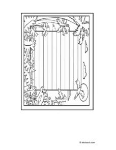 Rain Forest Writing Paper Worksheet for 1st - 5th Grade | Lesson ...