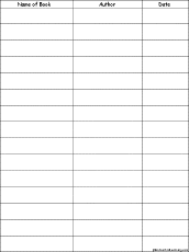 free printable reading log with parent signature