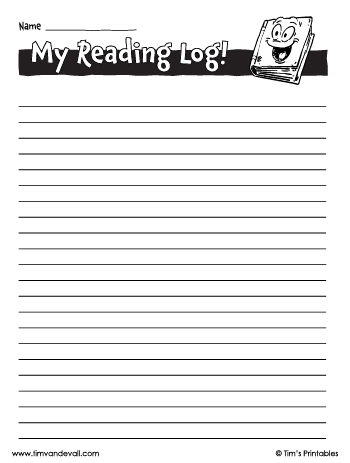 free printable reading log with parent signature