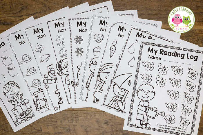 free printable reading logs for preschoolers