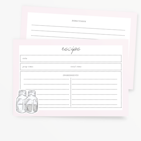 free printable recipes with pictures