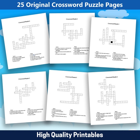 free printable recovery crossword puzzles