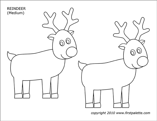 free printable reindeer worksheet