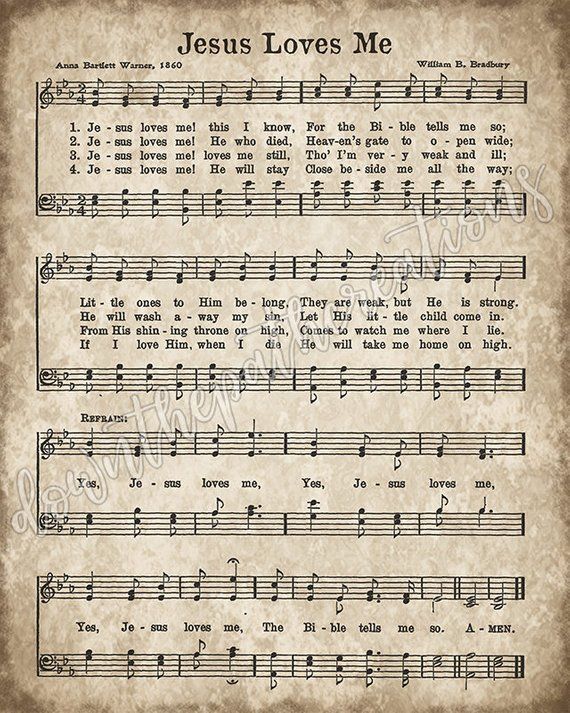 free printable religious sheet music