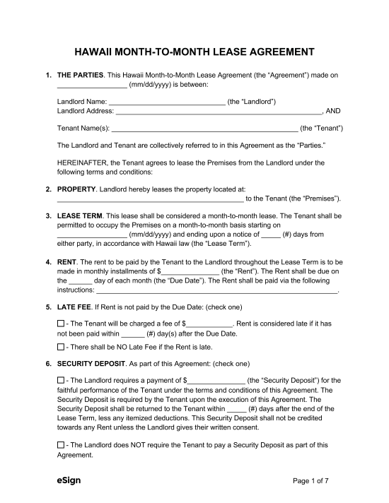 free printable rental agreement form az