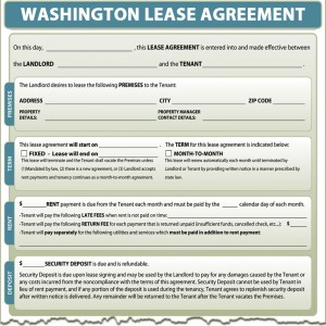 free printable rental agreement washington state