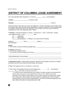 free printable rental agreement washington state