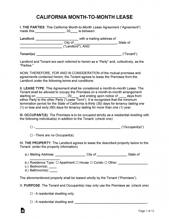 free printable rental agreement washington state