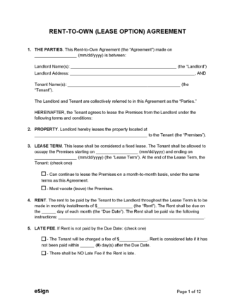 Free Washington Roommate Agreement Form | PDF | WORD - Worksheets Library