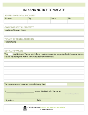 free printable rental eviction notice
