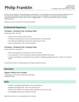 180+ Resume Templates (100% Free Download, No Signup)