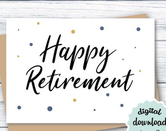 free printable retirement cards for teachers