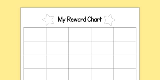 free printable reward charts for school