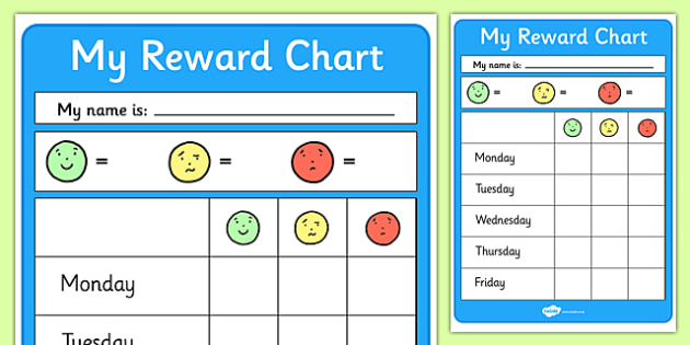 Classroom Sticker Chart Printable - KS1 Reward Chart