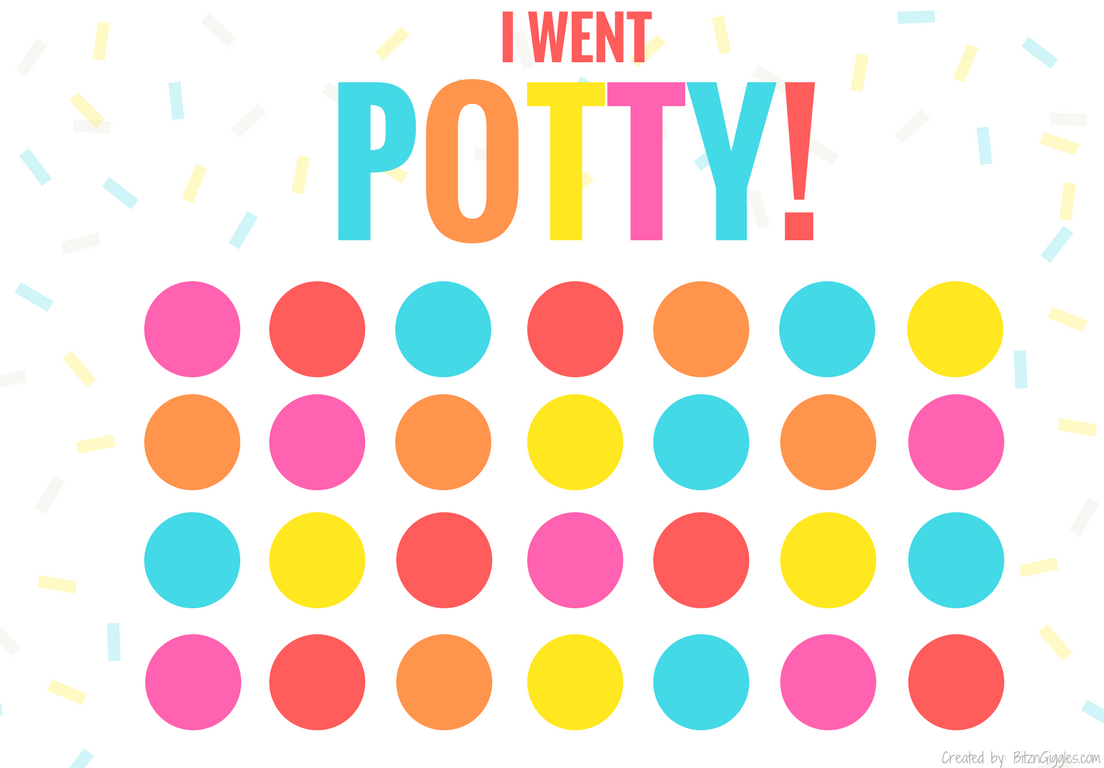 free printable reward charts for toilet training