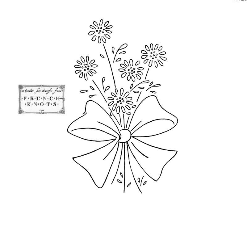 free printable ribbon embroidery patterns