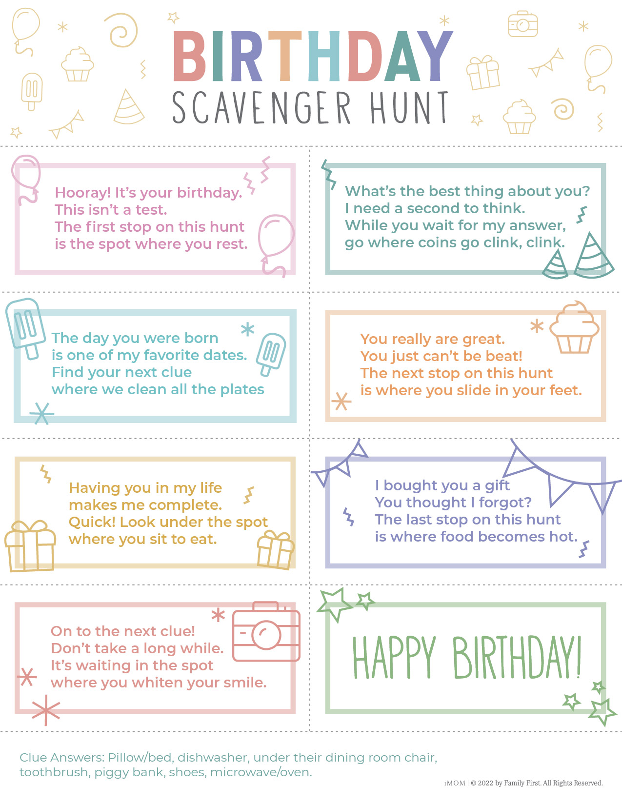 free printable riddles for treasure hunt