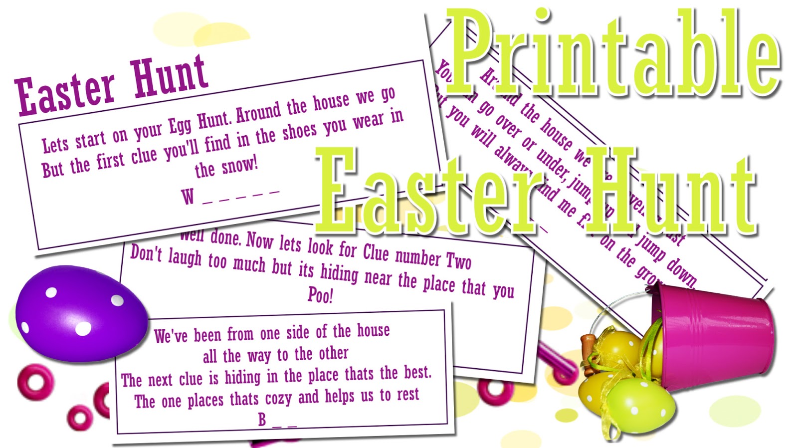 free printable riddles for treasure hunt