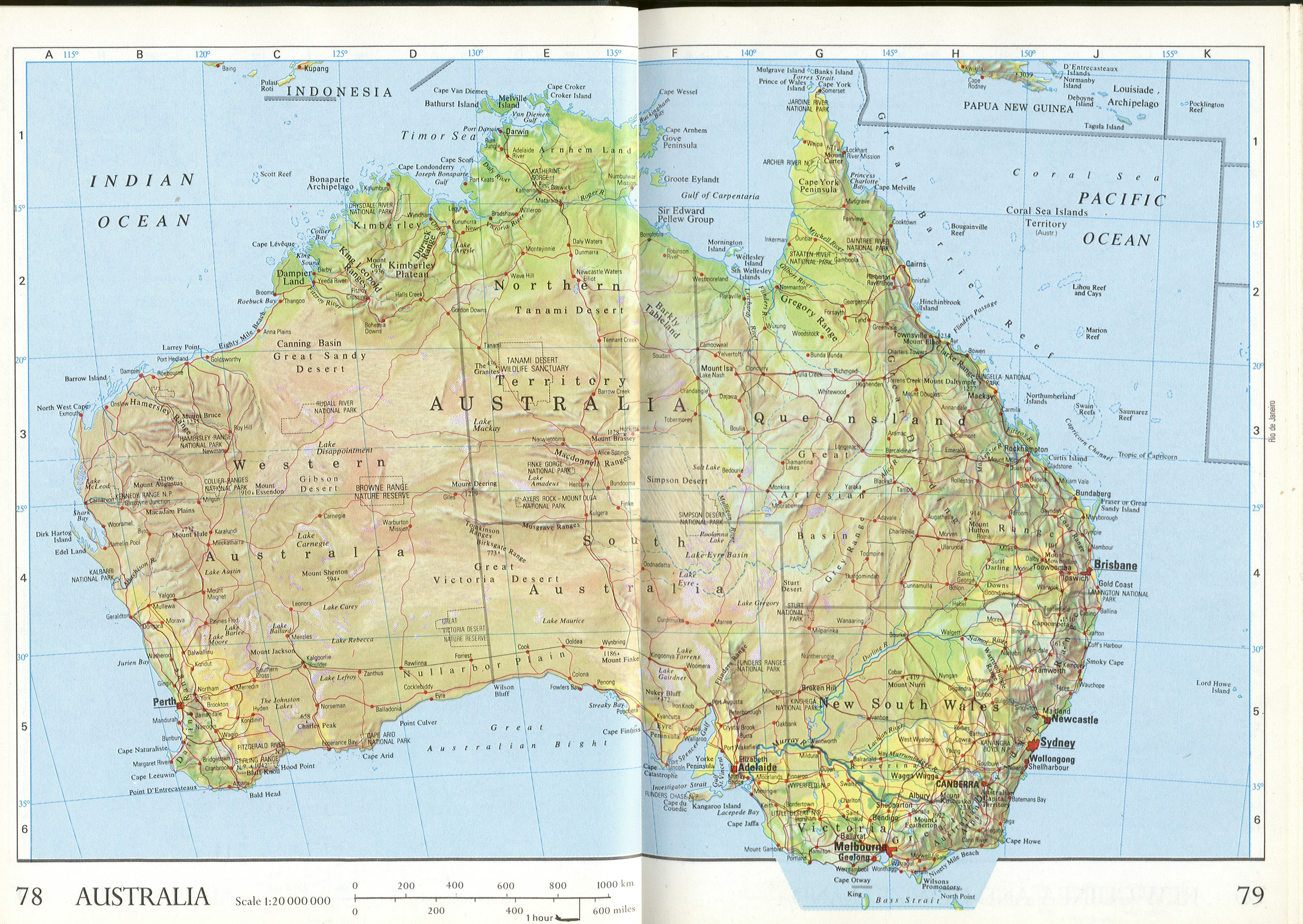 free printable road maps australia