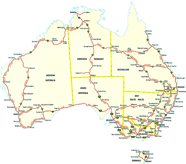 Australian Road Maps National Highways - Worksheets Library australian-road-maps-national-highways-worksheets-library