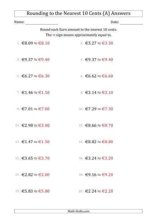 free printable rounding money worksheets