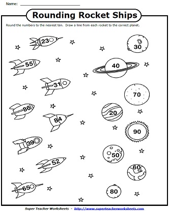 free printable rounding worksheet