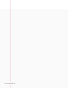 free printable ruled writing paper