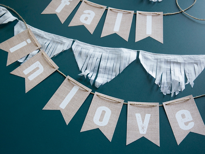 Check Out This Darling, FREE Printable Burlap Alphabet Banner!