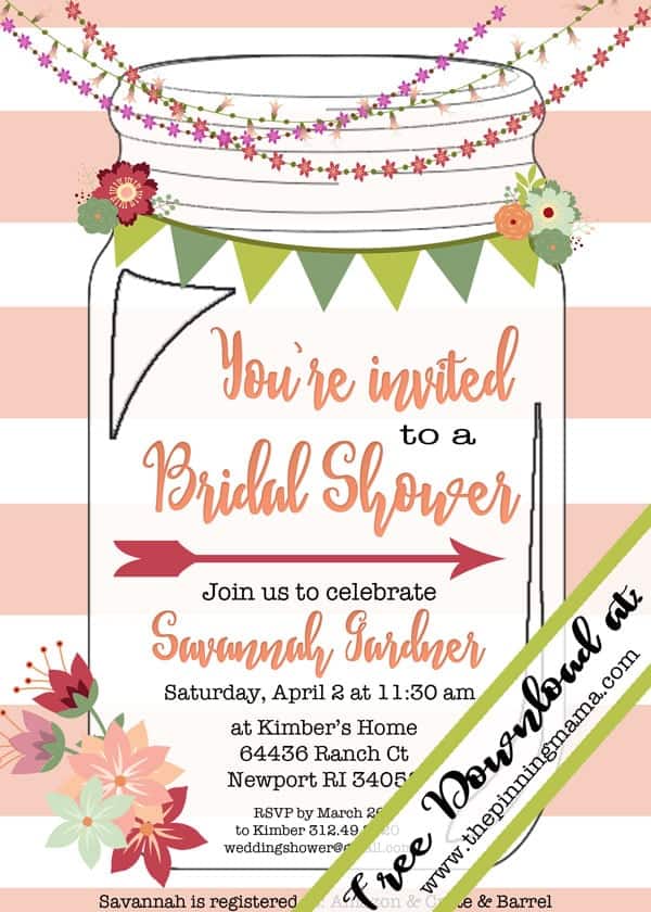 free printable rustic invitation templates