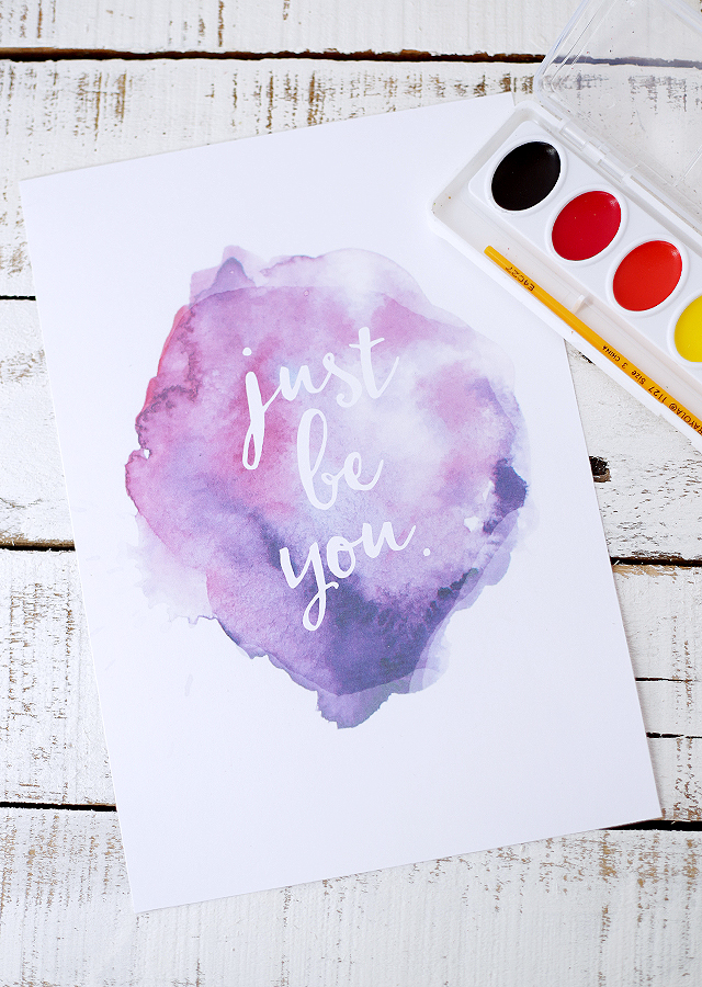 Free Printable Watercolor Notebook Covers - Eighteen25