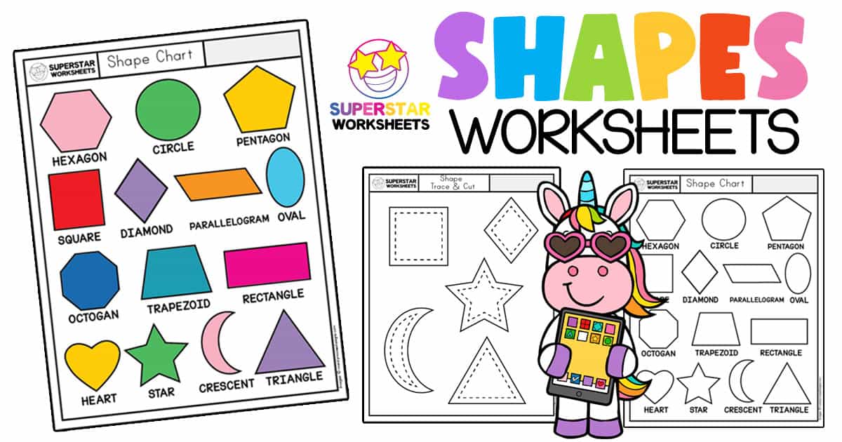 Shapes Worksheets for Kindergarten -Worksheets Library
